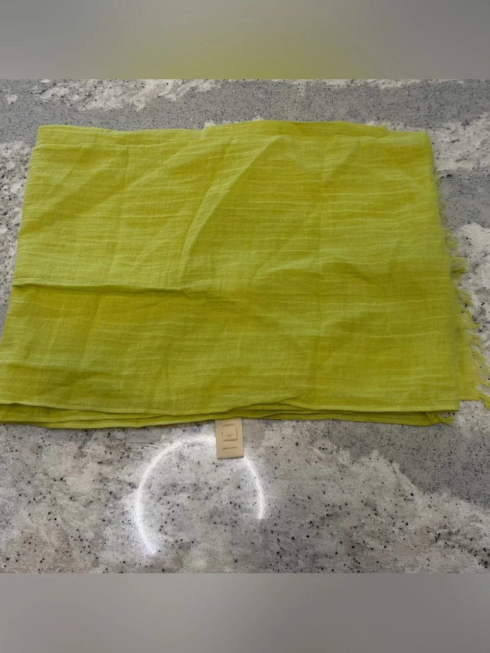 Monday Swimwear MYKONOS SARONG - LEMONGRASS CRINKLE LINEN